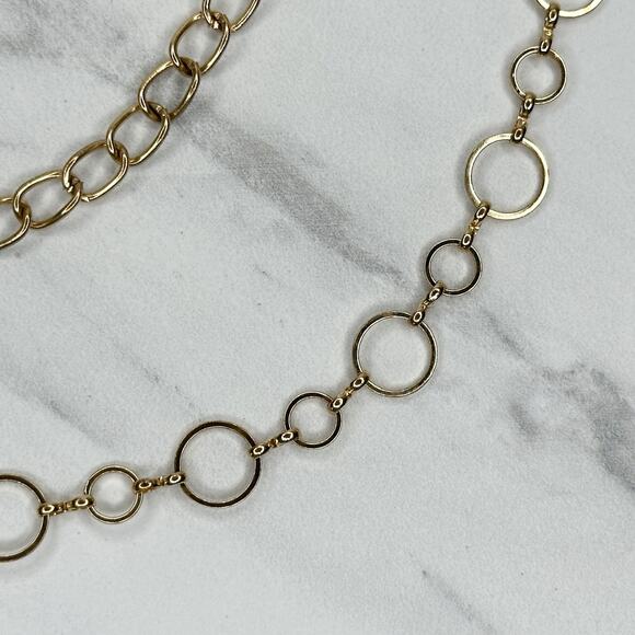 Dainty Skinny Hoop Gold Chain Link Belt ✨ - Picture 6 of 13